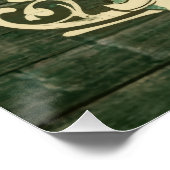 Personalisiert St Patricks Day Funny Irish Pub Poster (Ecke)