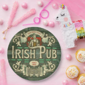 Personalisiert St Patricks Day Irish Pub Funny Pappteller (Party)