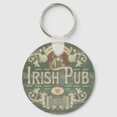 Personalisiert St Patricks Day Irish Pub Funny Schlüsselanhänger (Vorderseite)