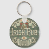Personalisiert St Patricks Day Irish Pub Funny Schlüsselanhänger (Rückseite)