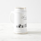 Personalisiert St. Paul Gift Skyline Beer Stein Bierglas (Vorderseite Links)