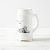 Personalisiert St. Paul Gift Skyline Beer Stein Bierglas (VorderseiteRechts)
