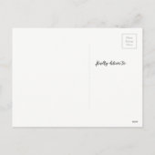 Personalisiert-Star-Weihnachtskarte Feiertagspostkarte (Rückseite)