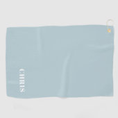 Personalisiert Starlight Blue Golf Handtuch (Horizontal)
