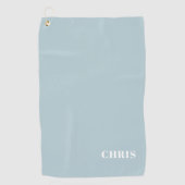 Personalisiert Starlight Blue Golf Handtuch (Vorderseite)