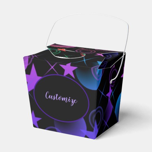 Personalisiert Stars 'n Stuff Pattern Ausstieg Geschenkschachtel (Vorderseite)