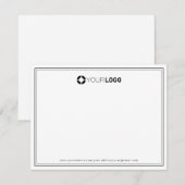 Personalisiert Stationery Mitteilungskarte (Vorne/Hinten)