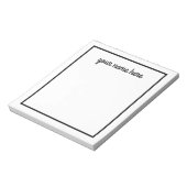 Personalisiert Stationery Notepad für Männer Notizblock (Rotiert)