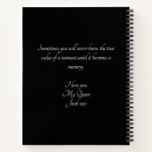 Personalisiert Steampunk Prom Queen Notizblock (Rückseite)