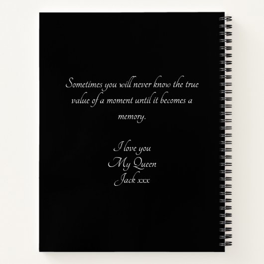 Personalisiert Steampunk Prom Queen Notizblock (Rückseite)