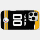 Personalisiert Steelers Jersey American Football Case-Mate iPhone Hülle (Rückseite (Horizontal))