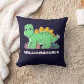 Personalisiert Stegosaurus Dinosaurier Kissen (Decke)