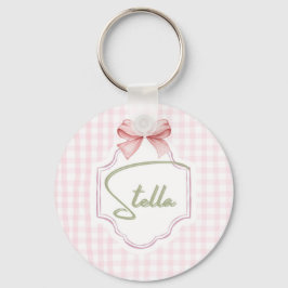 Personalisiert Stella Baby Girl Kinderzimmer Bow&G Schlüsselanhänger