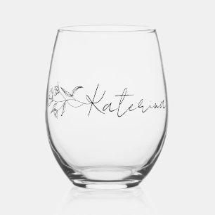 Personalisiert Stemless Wine Glass Nostalgie Weinglas Ohne Stiel