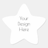 Personalisiert Stern-Aufkleber (Vorderseite)