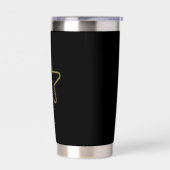 Personalisiert-Sterne-Thermaltumbler Thermobecher (Links)