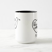 Personalisiert Stethoscope Gesegnete Krankenschwes Tasse (Zentrum)