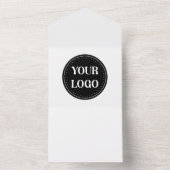 Personalisiert, stilvoll, modern und minimalistisc all in one einladung (Innen Boden)