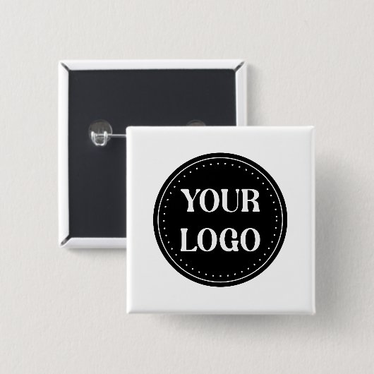 Personalisiert, stilvoll, modern und minimalistisc button (Vorne & Hinten)