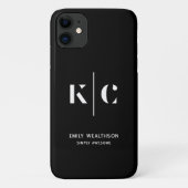 Personalisiert, stilvoll, modern und minimalistisc Case-Mate iPhone hülle (Rückseite)