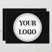 Personalisiert, stilvoll, modern und minimalistisc feiertagskarte (Vorne/Hinten)