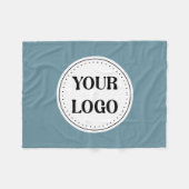 Personalisiert, stilvoll, modern und minimalistisc fleecedecke (Vorderseite (Horizontal))