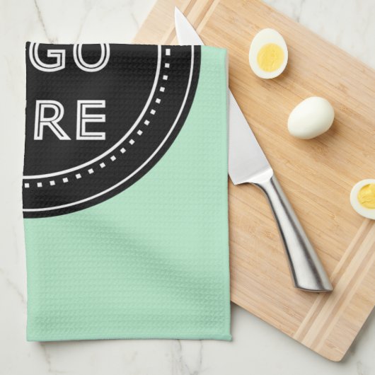 Personalisiert, stilvoll, modern und minimalistisc geschirrtuch (Viertel Falte)