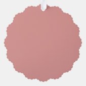 Personalisiert, stilvoll, modern und minimalistisc ornament karte (Rückseite)