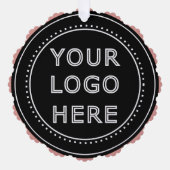 Personalisiert, stilvoll, modern und minimalistisc ornament karte (Vorderseite)