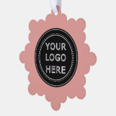 Personalisiert, stilvoll, modern und minimalistisc ornament karte (Linke Ecke)