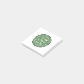Personalisiert, stilvoll, modern und minimalistisc post-it klebezettel (angewinkelt)