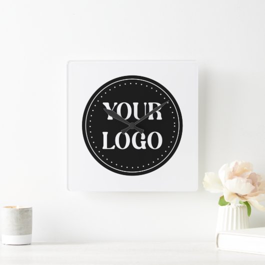 Personalisiert, stilvoll, modern und minimalistisc quadratische wanduhr (Zuhause)