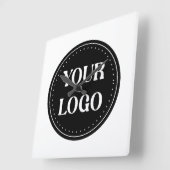 Personalisiert, stilvoll, modern und minimalistisc quadratische wanduhr (Winkel)