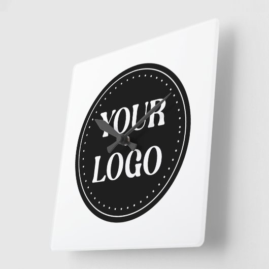 Personalisiert, stilvoll, modern und minimalistisc quadratische wanduhr (Winkel)