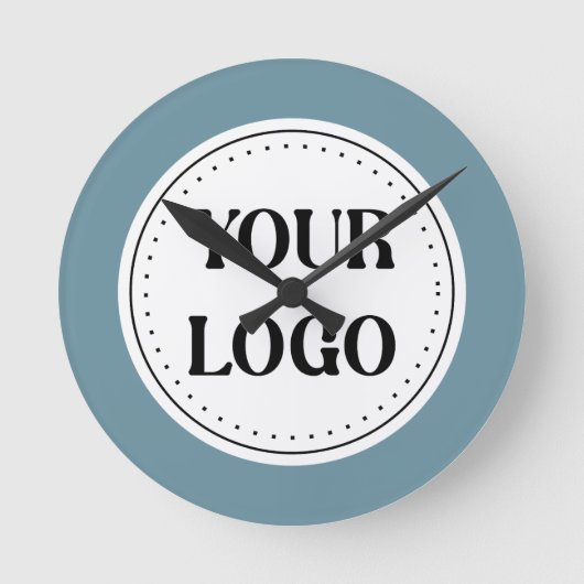 Personalisiert, stilvoll, modern und minimalistisc runde wanduhr (Vorderseite)