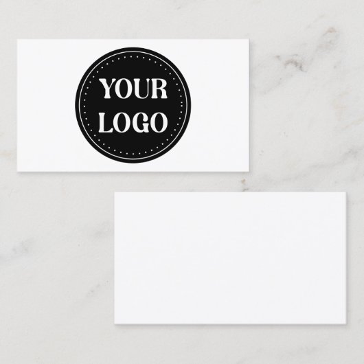 Personalisiert, stilvoll, modern und minimalistisc terminkarte (Vorne/Hinten)