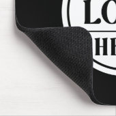Personalisiert, stilvoll, modern und sauber mousepad (Ecke)