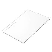 Personalisiert Stilvoll und modern Beruflich Notizblock (angewinkelt)