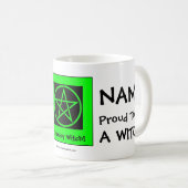 Personalisiert Stolz, ein Hexenmeistercup zu werde Kaffeetasse (VorderseiteRechts)