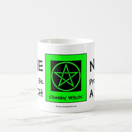 Personalisiert Stolz, ein Hexenmeistercup zu werde Kaffeetasse (Mittel)