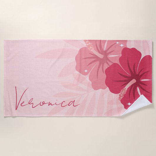 Personalisiert Strandtuch (Vorderseite)