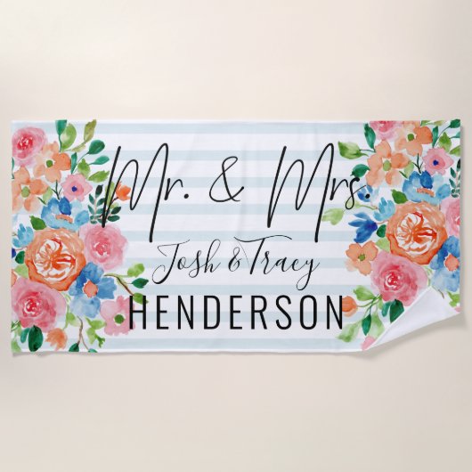 Personalisiert Strandtuch (Vorderseite)