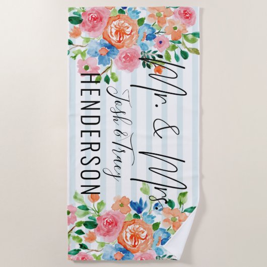 Personalisiert Strandtuch (Vorderseite)