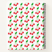 Personalisiert, Strauß roter Kirschen, Muster Notizblock (Rückseite)