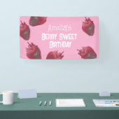 Personalisiert Strawberry Birthday Banner (Messe)