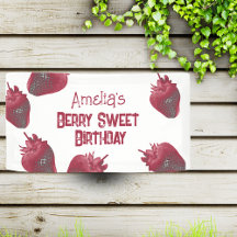 Personalisiert Strawberry Birthday