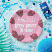 Personalisiert Strawberry Birthday Pappteller (Party)