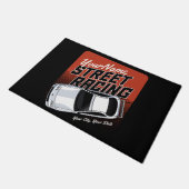Personalisiert Street Racing Race Auto Motorsport Fußmatte (Schrägansicht)