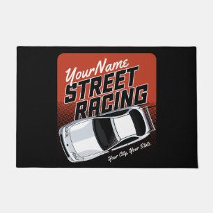 Personalisiert Street Racing Race Auto Motorsport Fußmatte