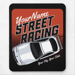 Personalisiert Street Racing Race Auto Motorsport Mousepad